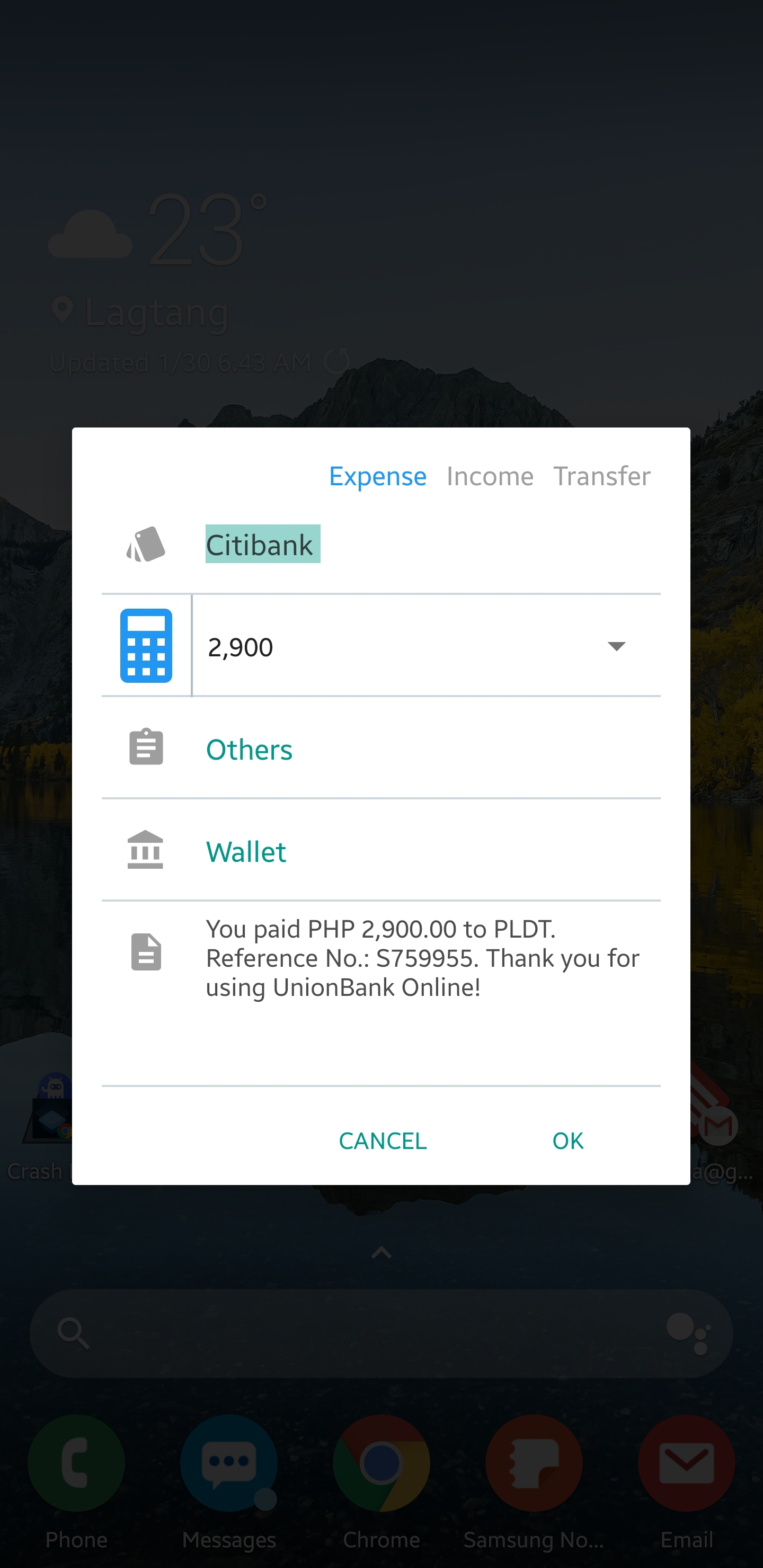 Banking Notification Support (v8)