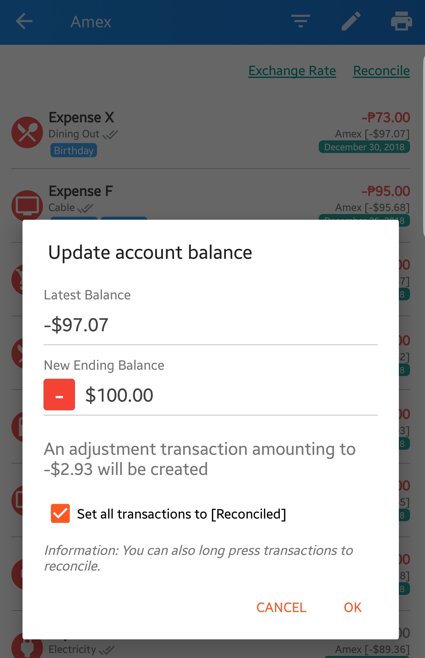 New Account Details Features (v6.5)