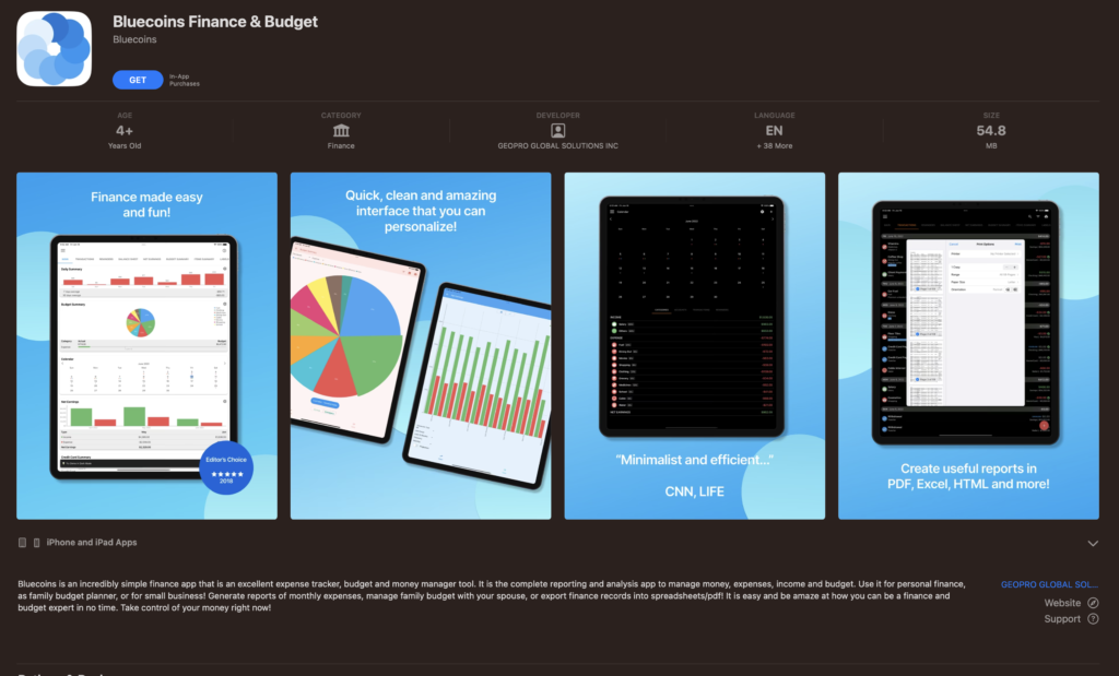 Bluecoins – Best Finance App On Android